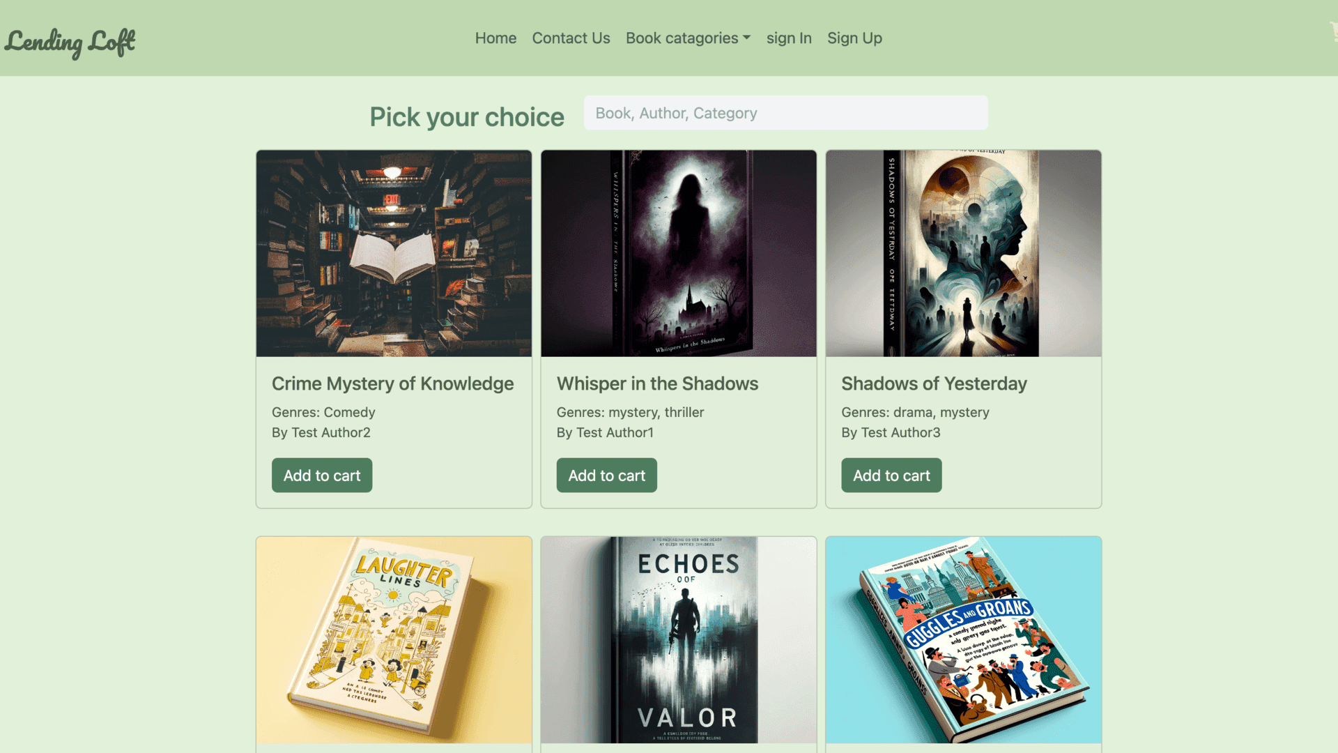 Lending Loft: Library Management